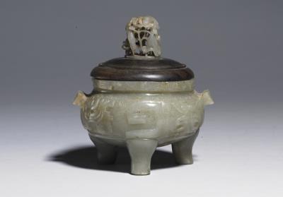 图片[2]-Jade tripod incense burner, Ming dynasty (1368-1644)-China Archive